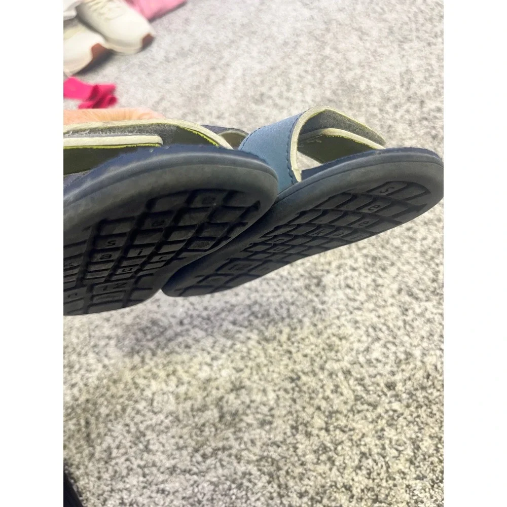 See Kai Run Basics Water Friendly Sandals Boys Size 12 Navy‎ Light Blue Strappy